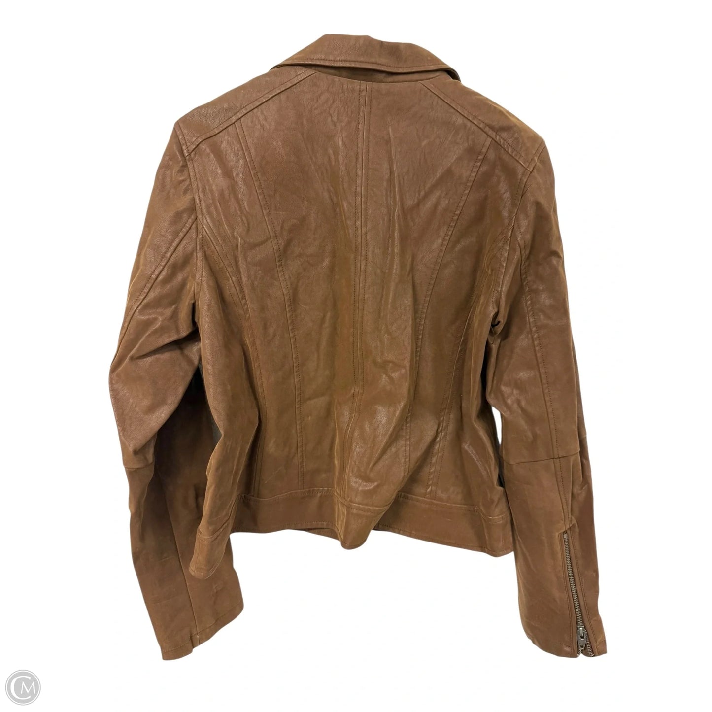 Jacket Moto By Thread And Supply In Brown, Size: L