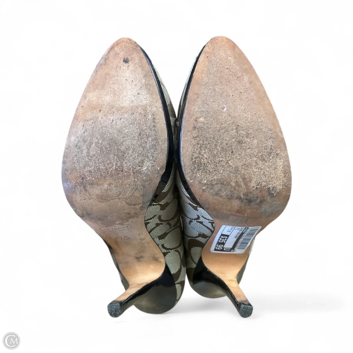 Shoes Designer By Coach In Tan, Size: 7.5