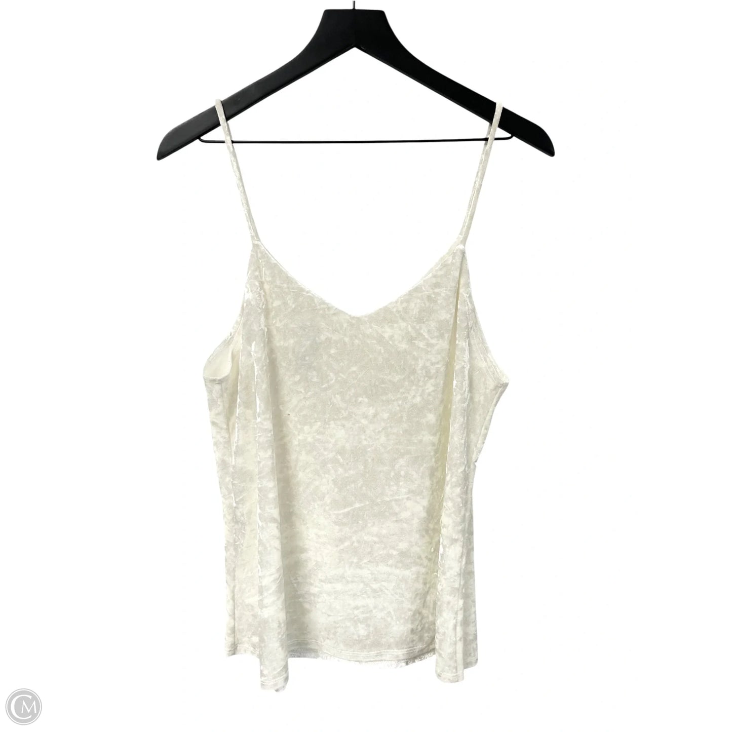 Top Sleeveless By Clothes Mentor In White, Size: L