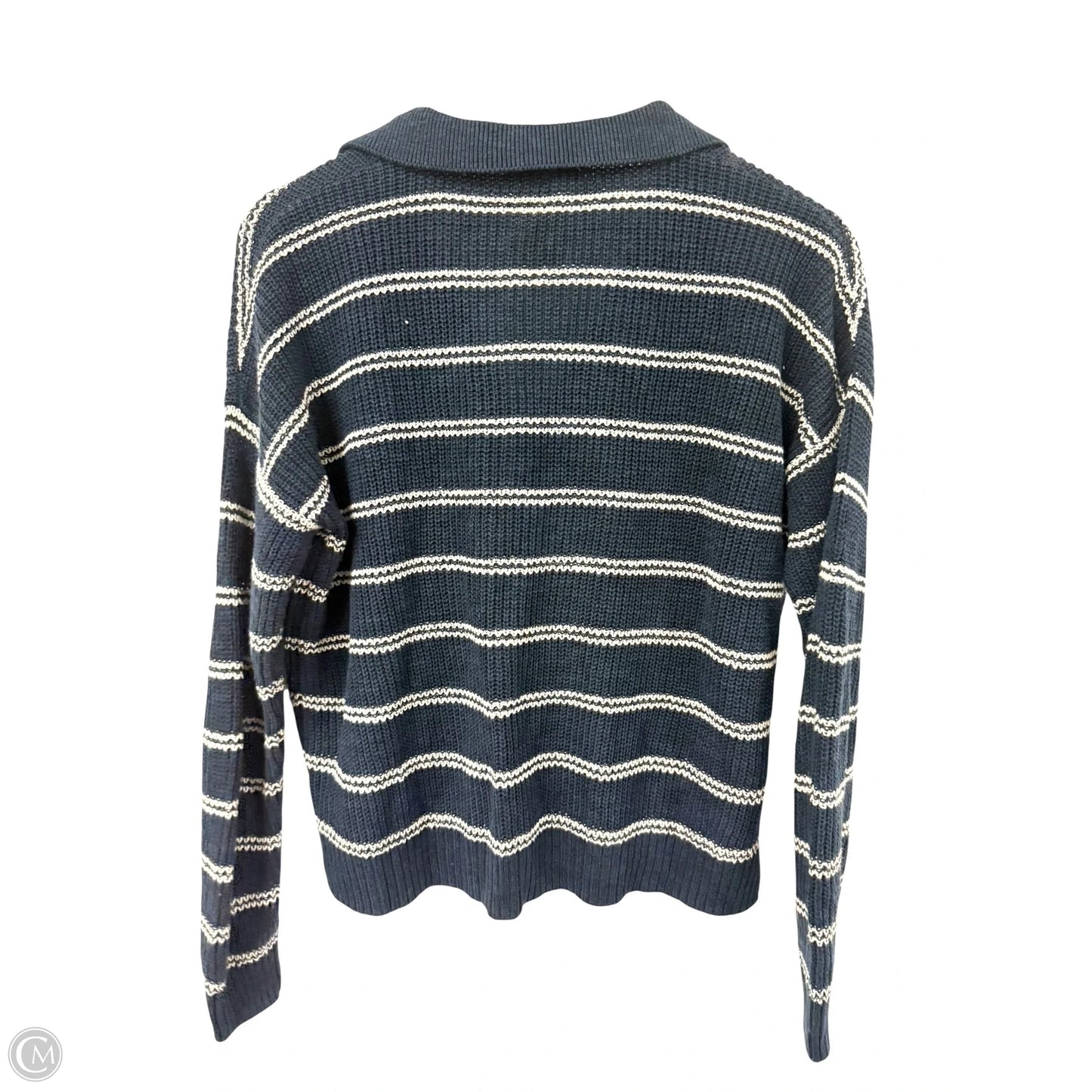 Sweater By Faherty In Blue & White, Size: S