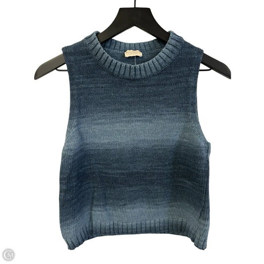 Top Sleeveless By Cmb In Blue, Size: S