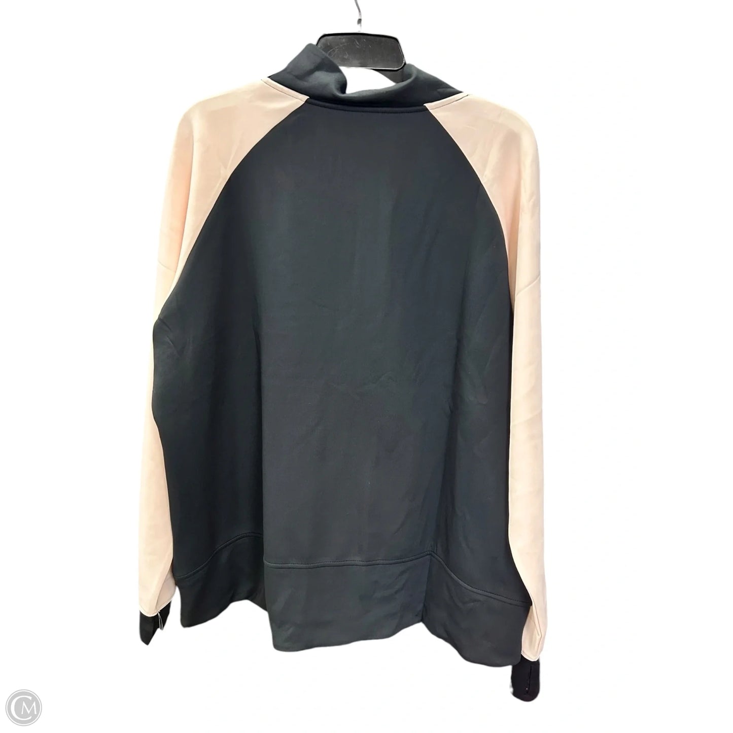 Athletic Jacket By Cmc In Black & Pink, Size: 2x