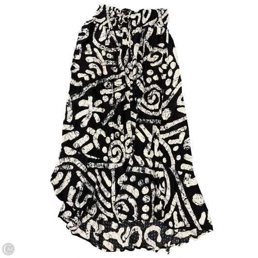 Skirt Maxi By Haute Hippie In Black & White, Size: L