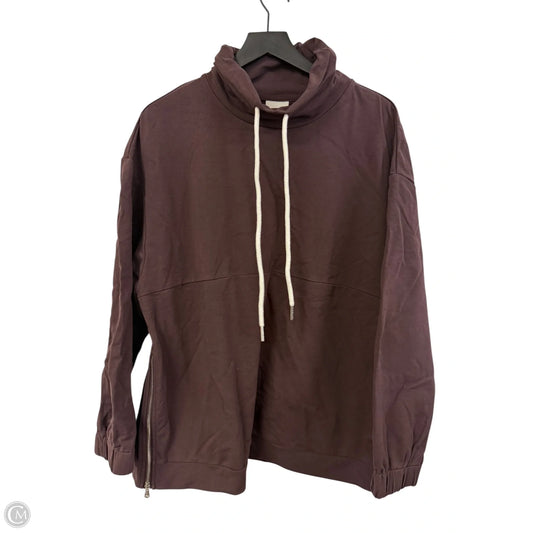 Sweatshirt Collar By Varley In Brown, Size: Xl