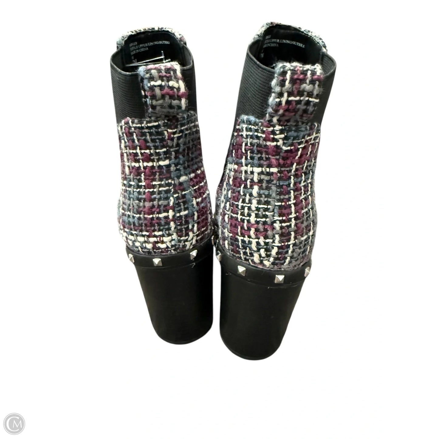 Shoes Heels Block By Charles David In Black & Purple, Size: 7