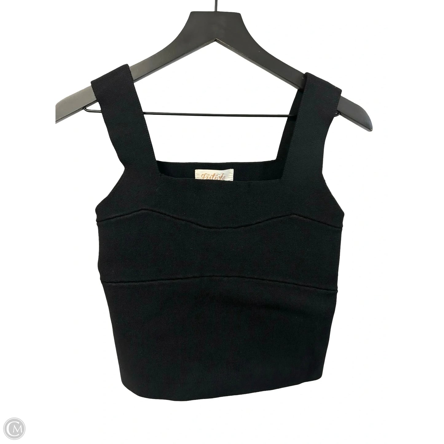Top Sleeveless By Listicle In Black, Size: L