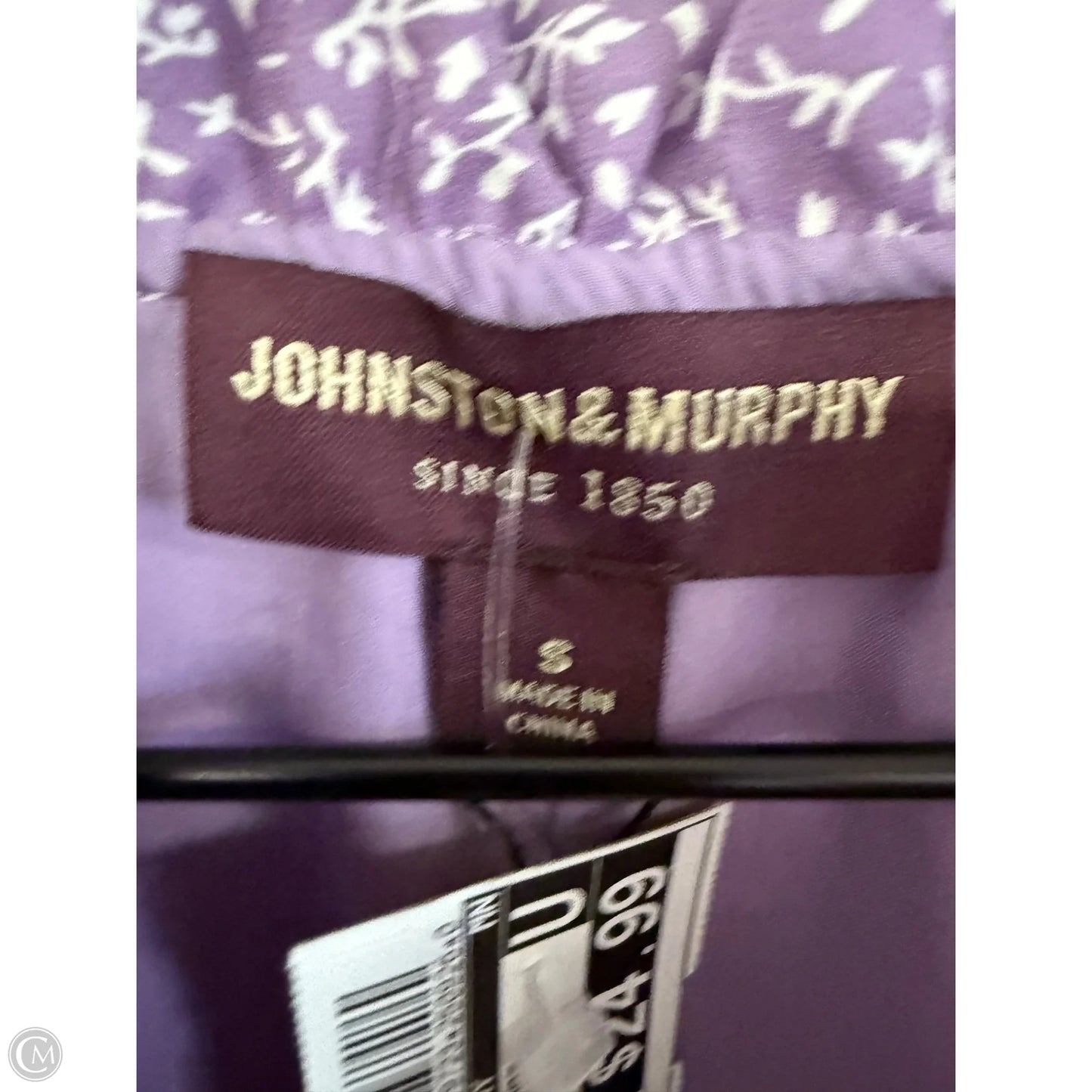 Dress Casual Short By Johnston & Murphy In Purple, Size: S