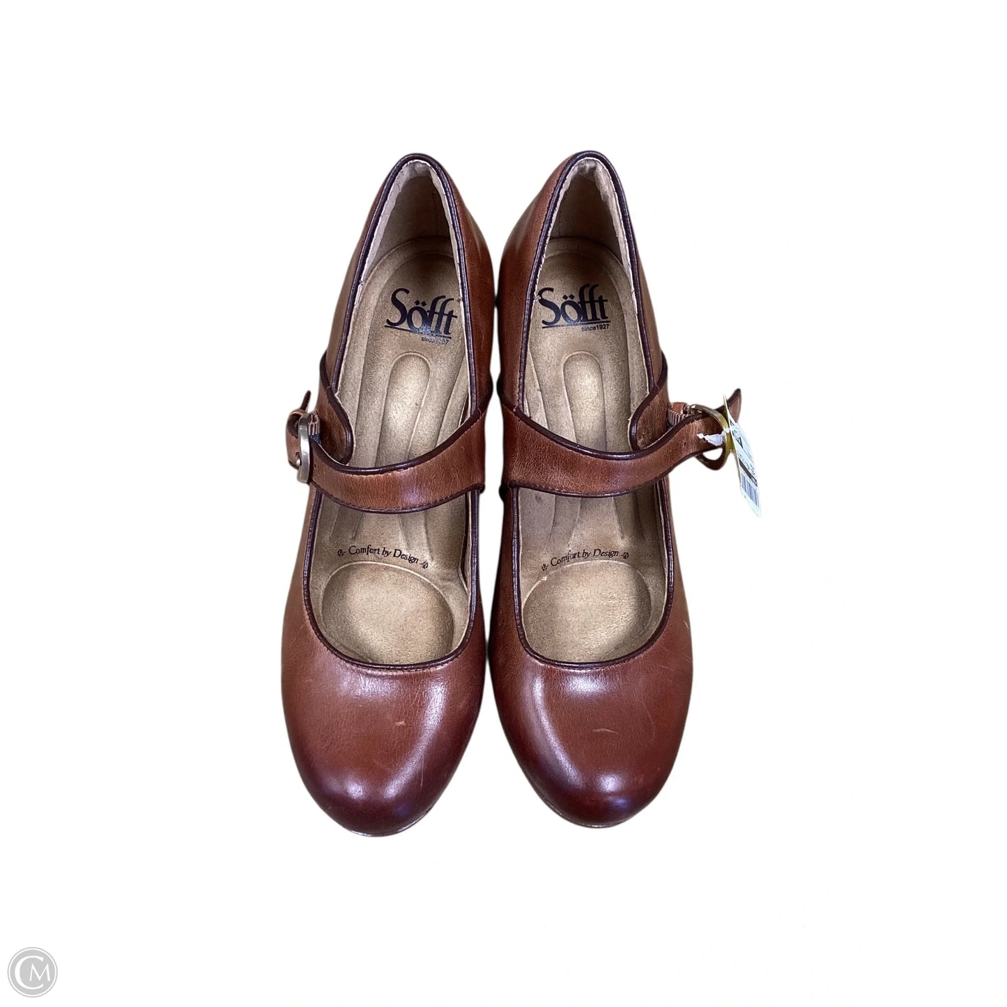 Shoes Heels Stiletto By Sofft In Brown, Size: 7