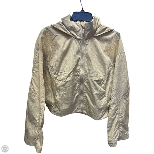Jacket Windbreaker By Lululemon In Tan, Size: S
