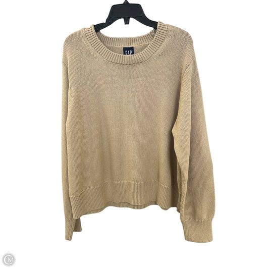 Sweater By Gap In Tan, Size: Xl
