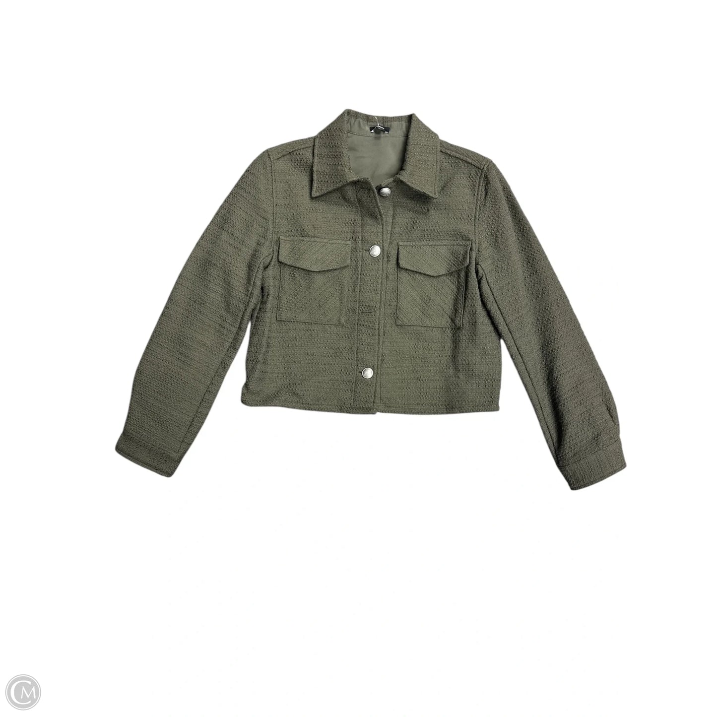 Jacket Other By Express In Green, Size: Xs