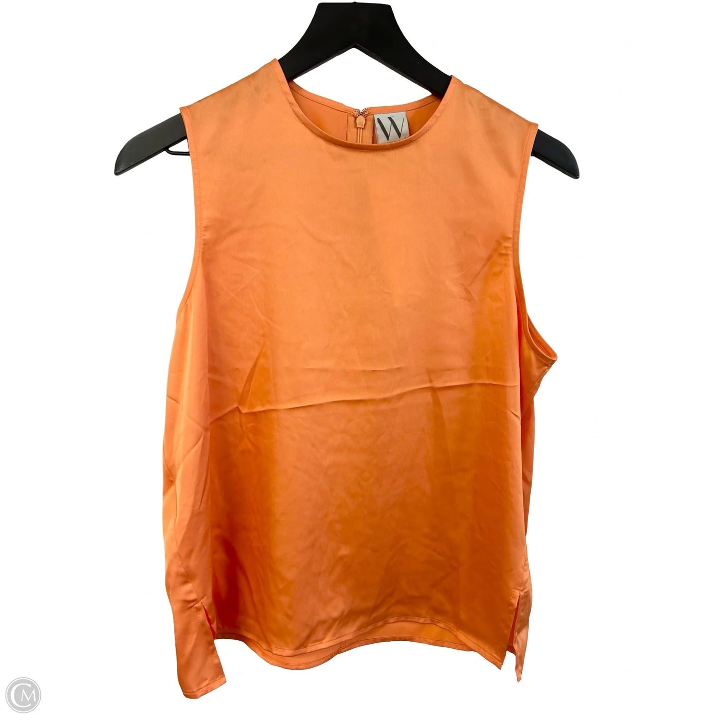 Top Sleeveless By Worthington In Orange, Size: Mp