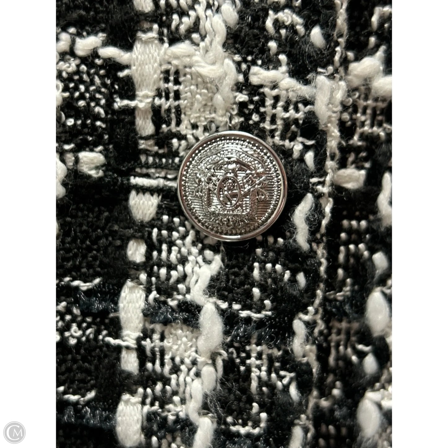 Jacket Other By H&m In Black & White, Size: M