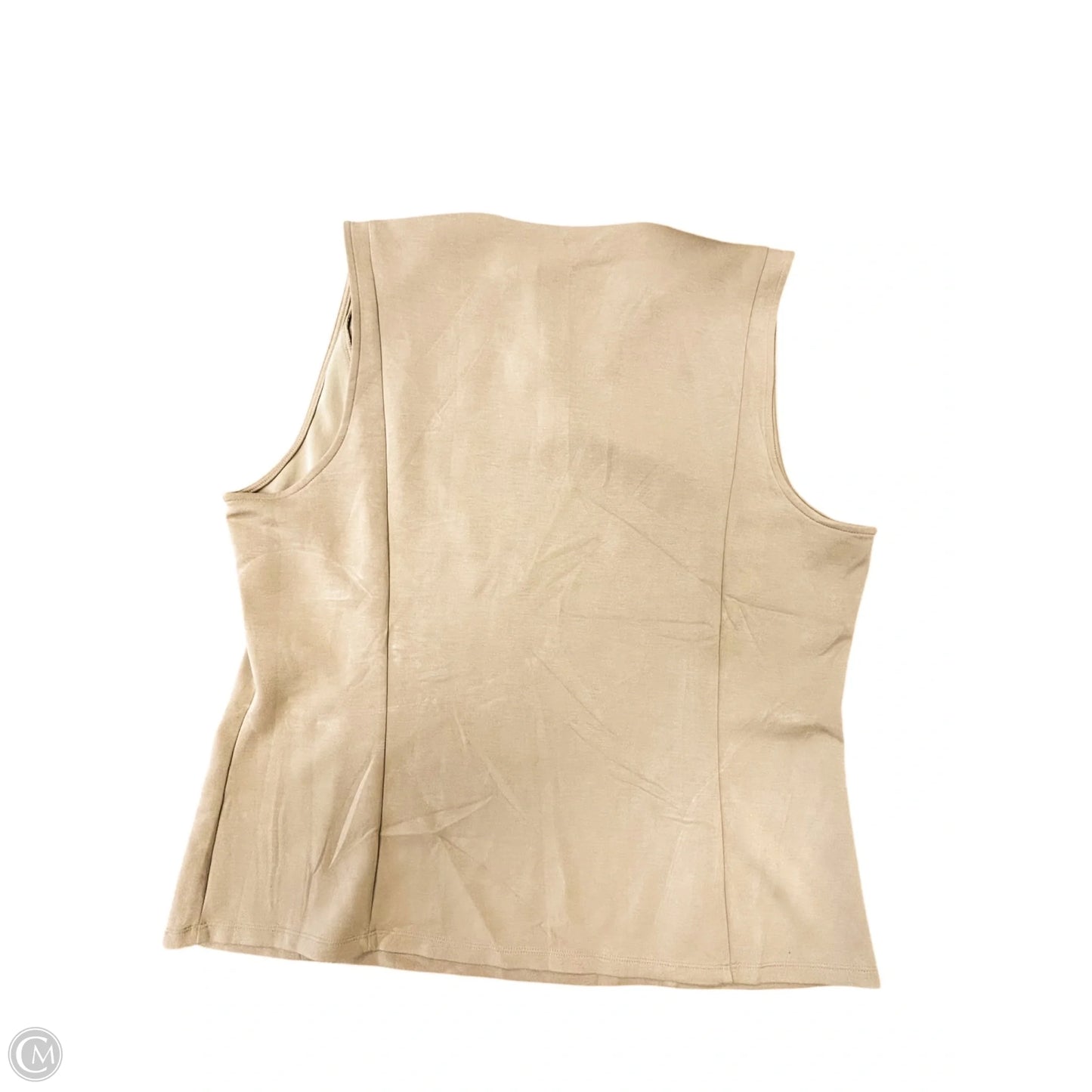 Top Sleeveless By Banana Republic In Tan, Size: Xxl