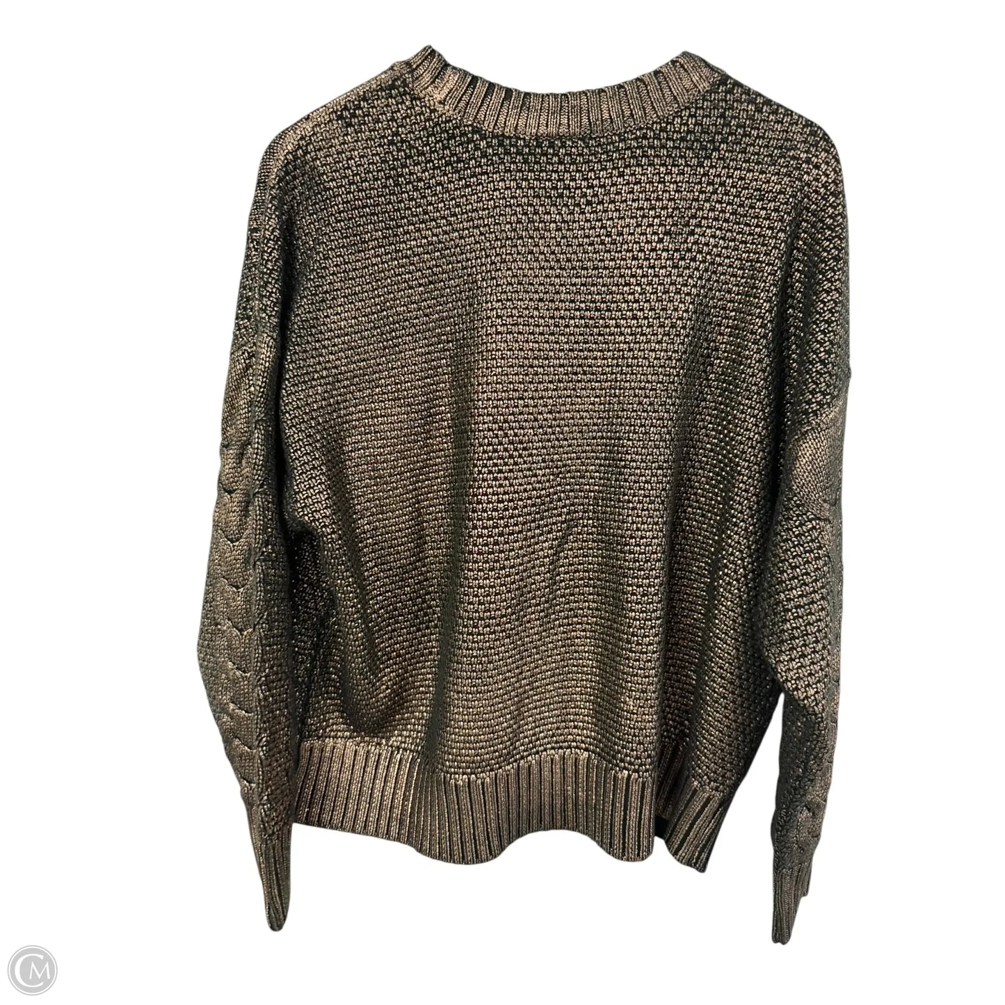 Sweater By Torrid In Black & Gold, Size: 2x