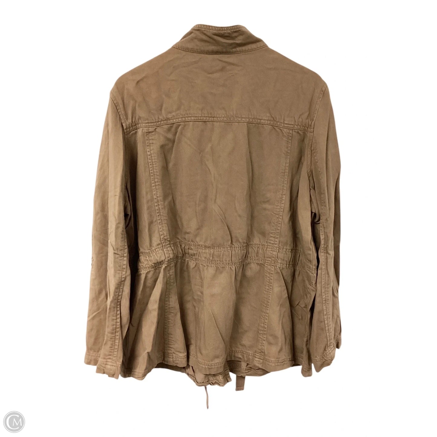 Jacket Denim By Terra & Sky In Tan, Size: Xl