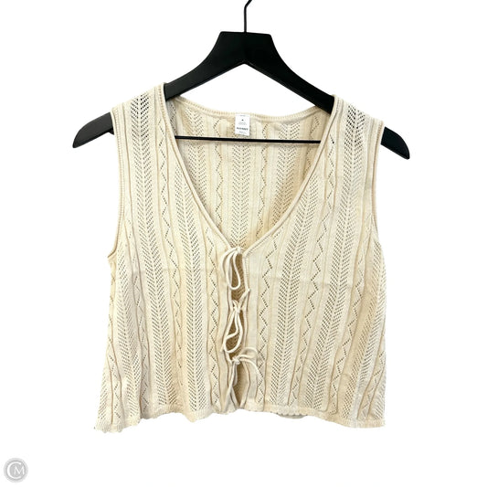 Top Sleeveless By Old Navy In Cream, Size: M