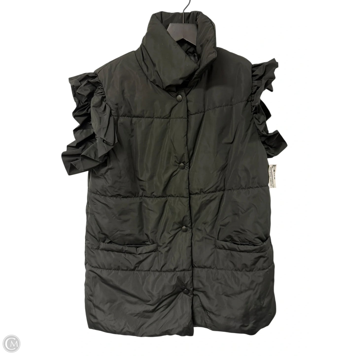 Vest Puffer & Quilted By Cmf In Black, Size: S