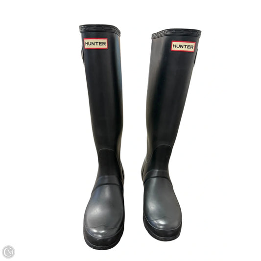 Boots Rain By Hunter In Black, Size: 7