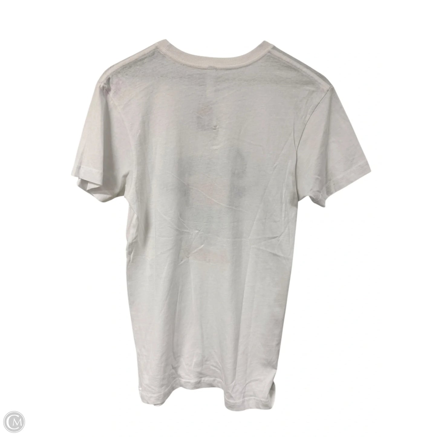 Top Short Sleeve By Clothes Mentor In White, Size: S