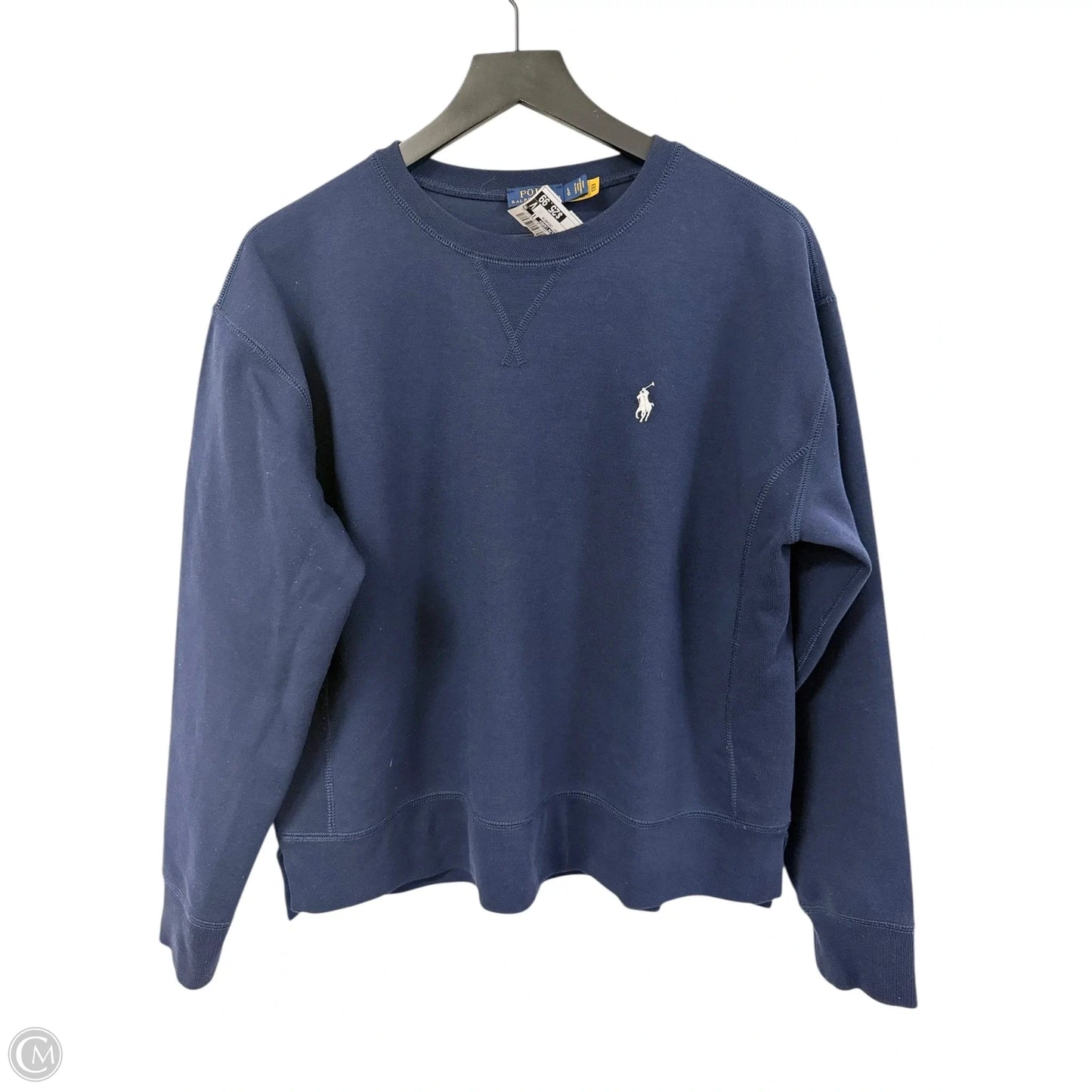 Sweatshirt Crewneck By Polo Ralph Lauren In Blue, Size: L