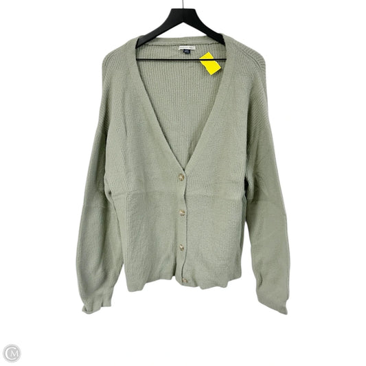 Sweater Cardigan By American Eagle In Green, Size: S