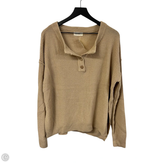 Sweater By The Nines In Tan, Size: M