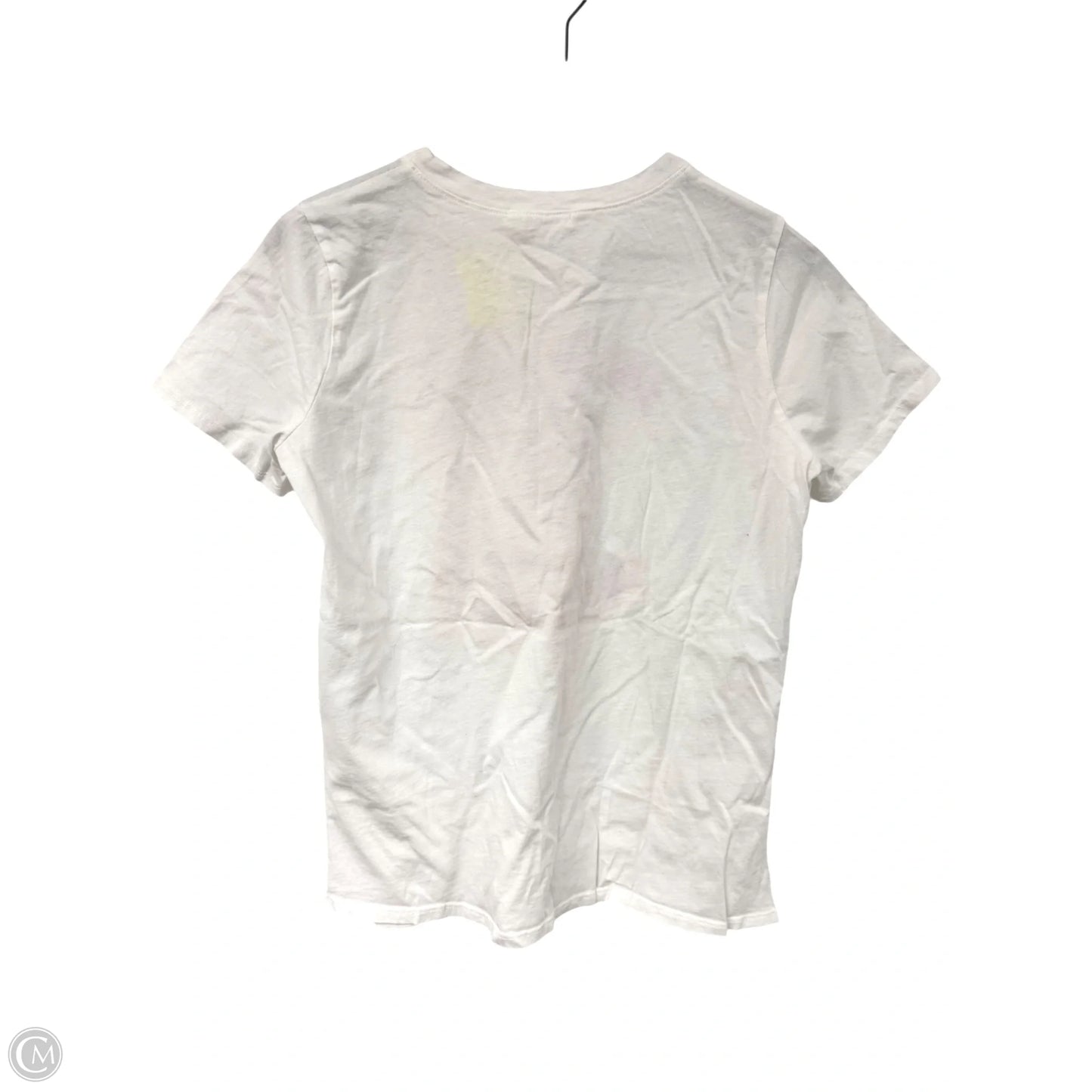 Top Short Sleeve By Tres Bien In Pink & White, Size: M