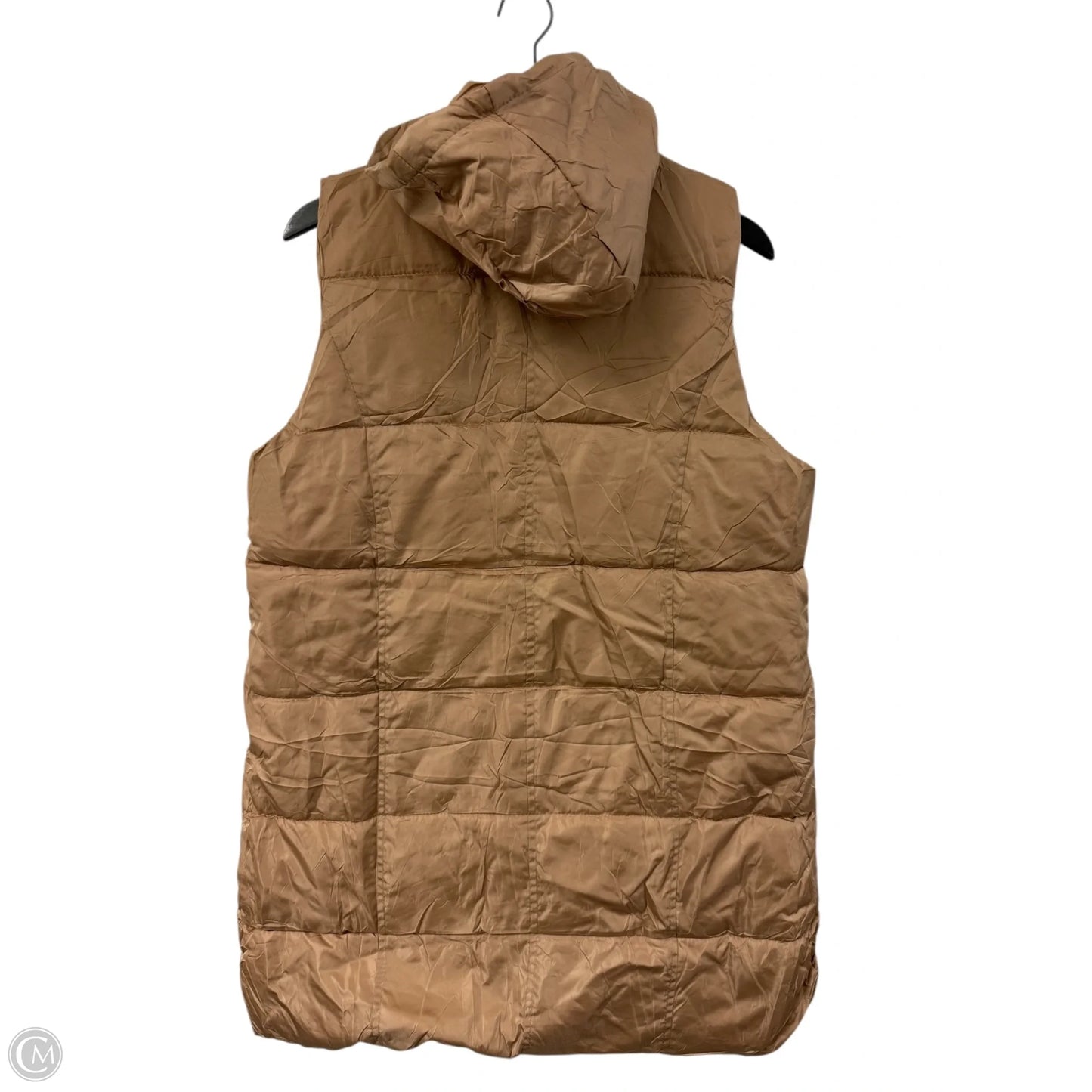 Vest Puffer & Quilted By Cme In Tan, Size: L