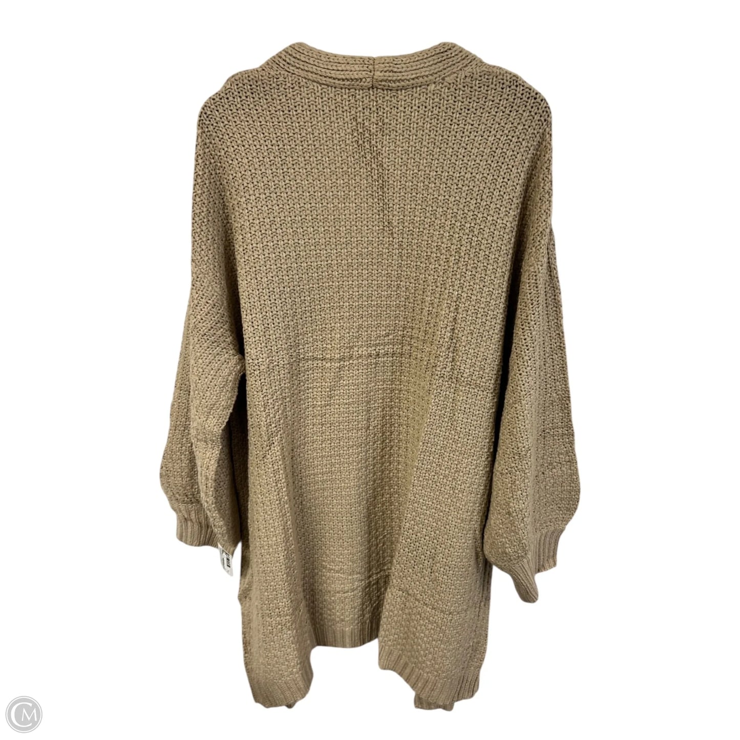 Sweater Cardigan By Cmf In Beige, Size: Xl