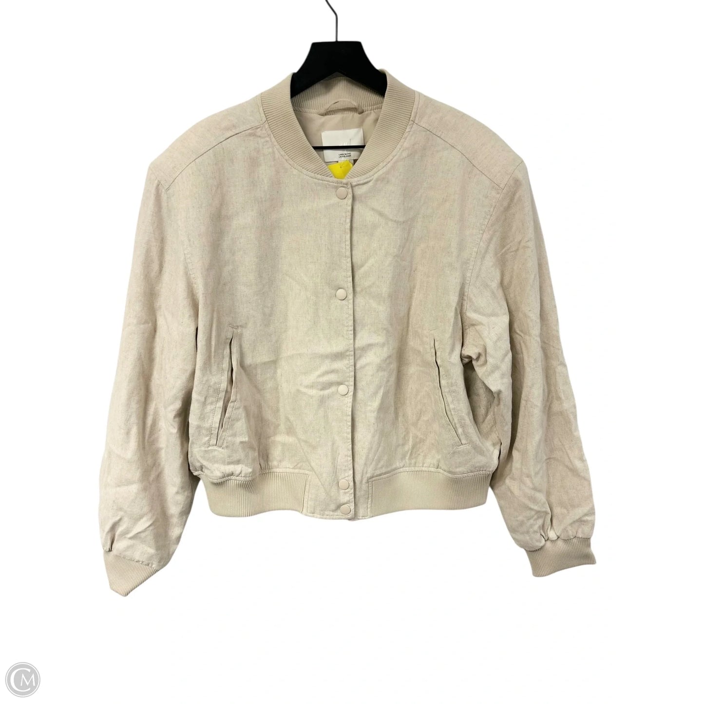 Jacket Other By H&m In Cream, Size: Xl