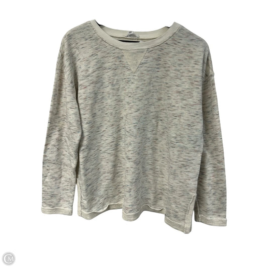 Sweatshirt Crewneck By Tribal In Grey, Size: M