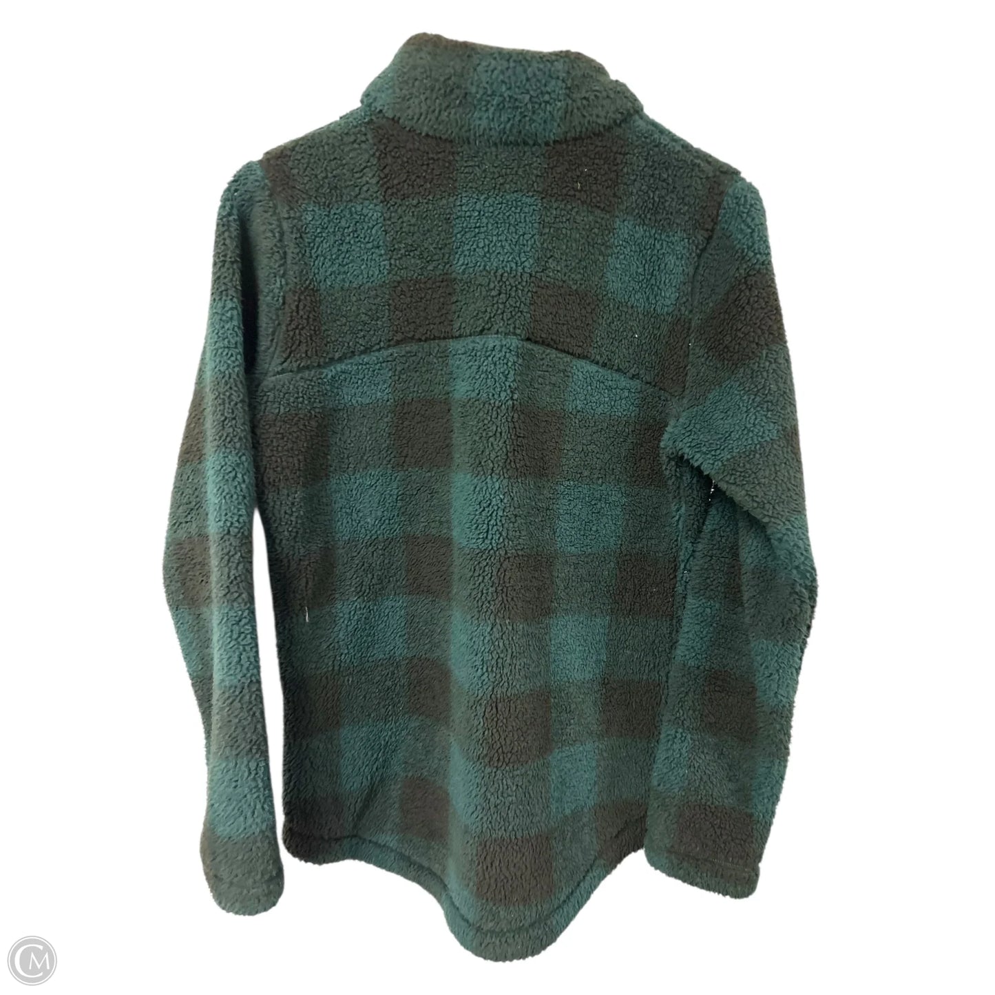 Jacket Faux Fur & Sherpa By Columbia In Green, Size: M