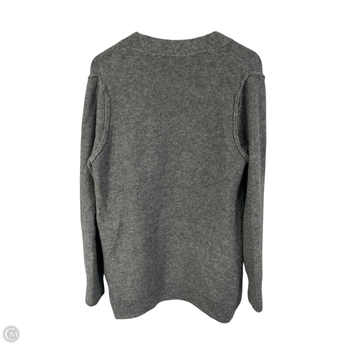 Sweater Cardigan By Staccato In Grey, Size: M