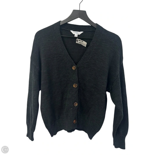Sweater Cardigan By Time And Tru In Black, Size: S