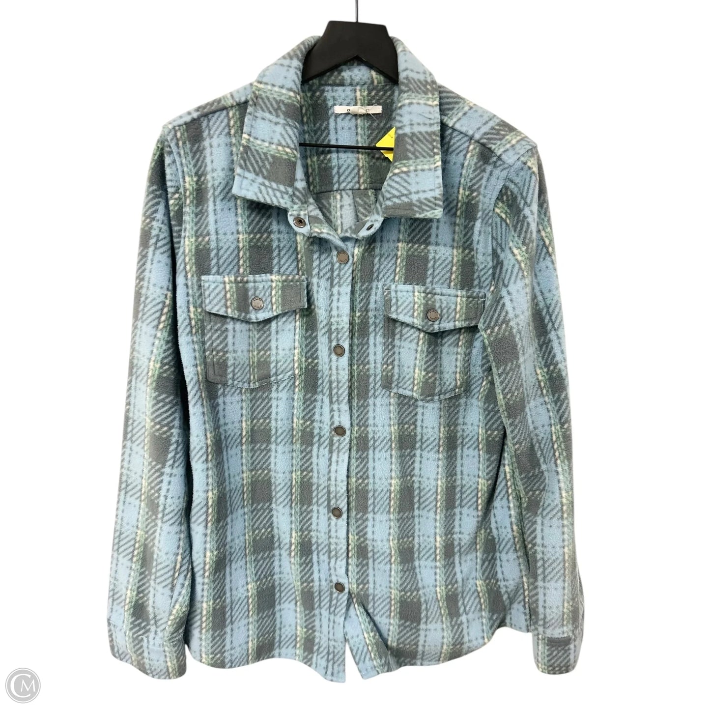 Jacket Shirt By Cmc In Blue, Size: Xl