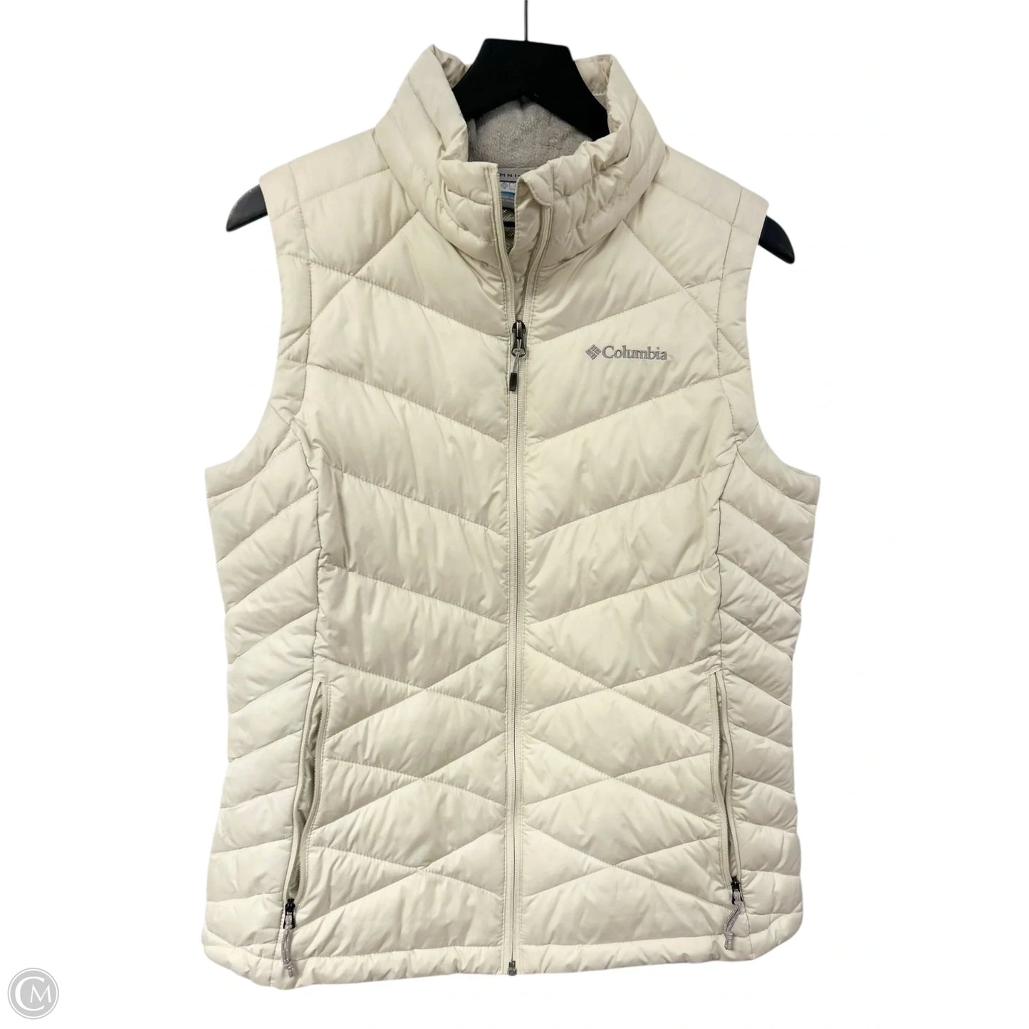 Vest Puffer & Quilted By Columbia In White, Size: L