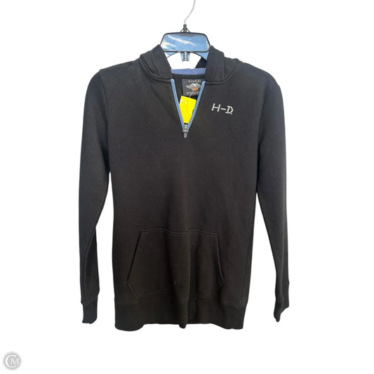Sweatshirt Hoodie By Harley Davidson In Black, Size: Xs