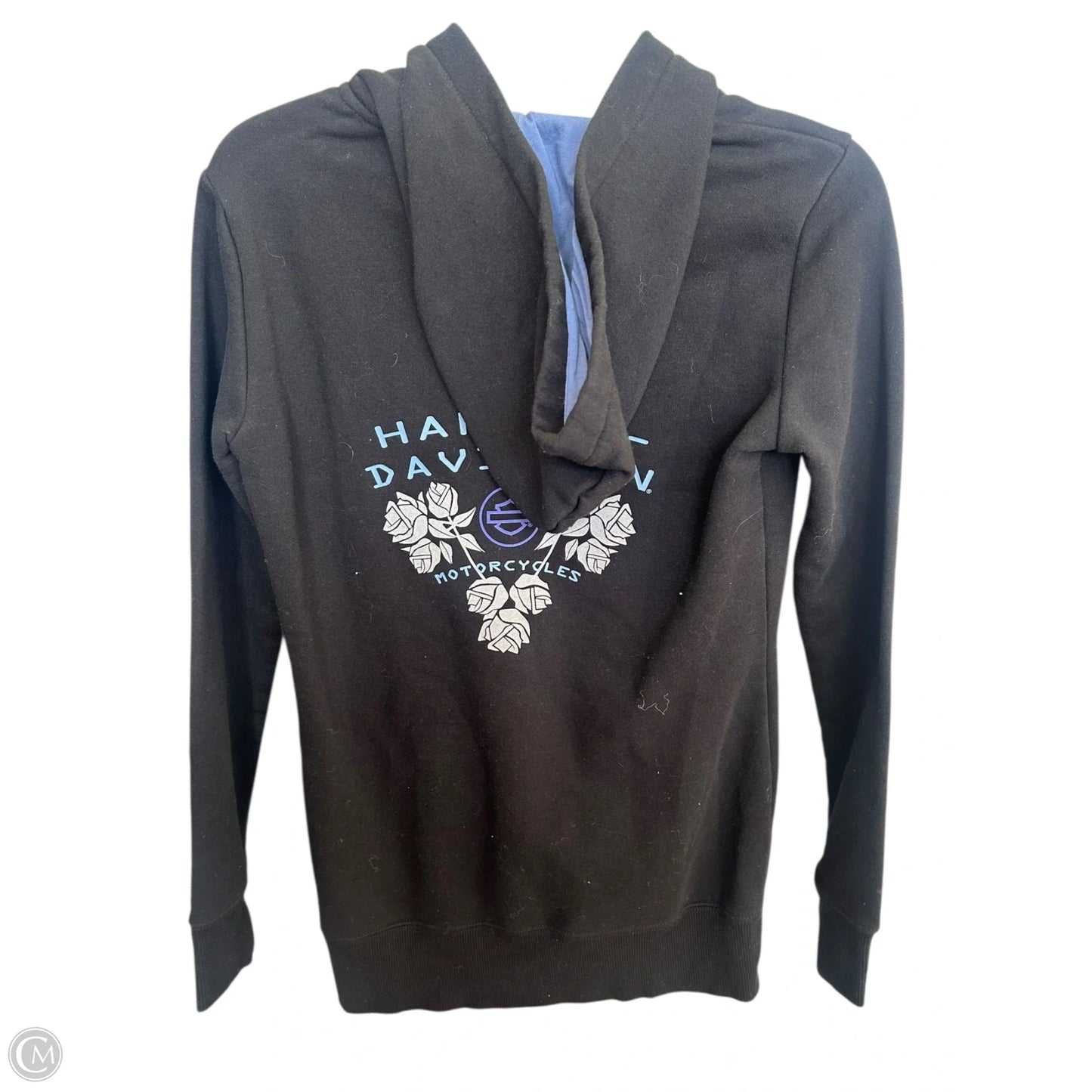 Sweatshirt Hoodie By Harley Davidson In Black, Size: Xs
