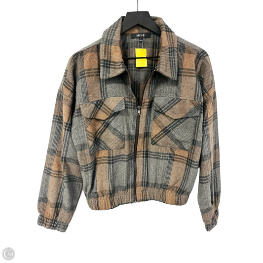 Jacket Shirt By Mine In Multi-colored, Size: S