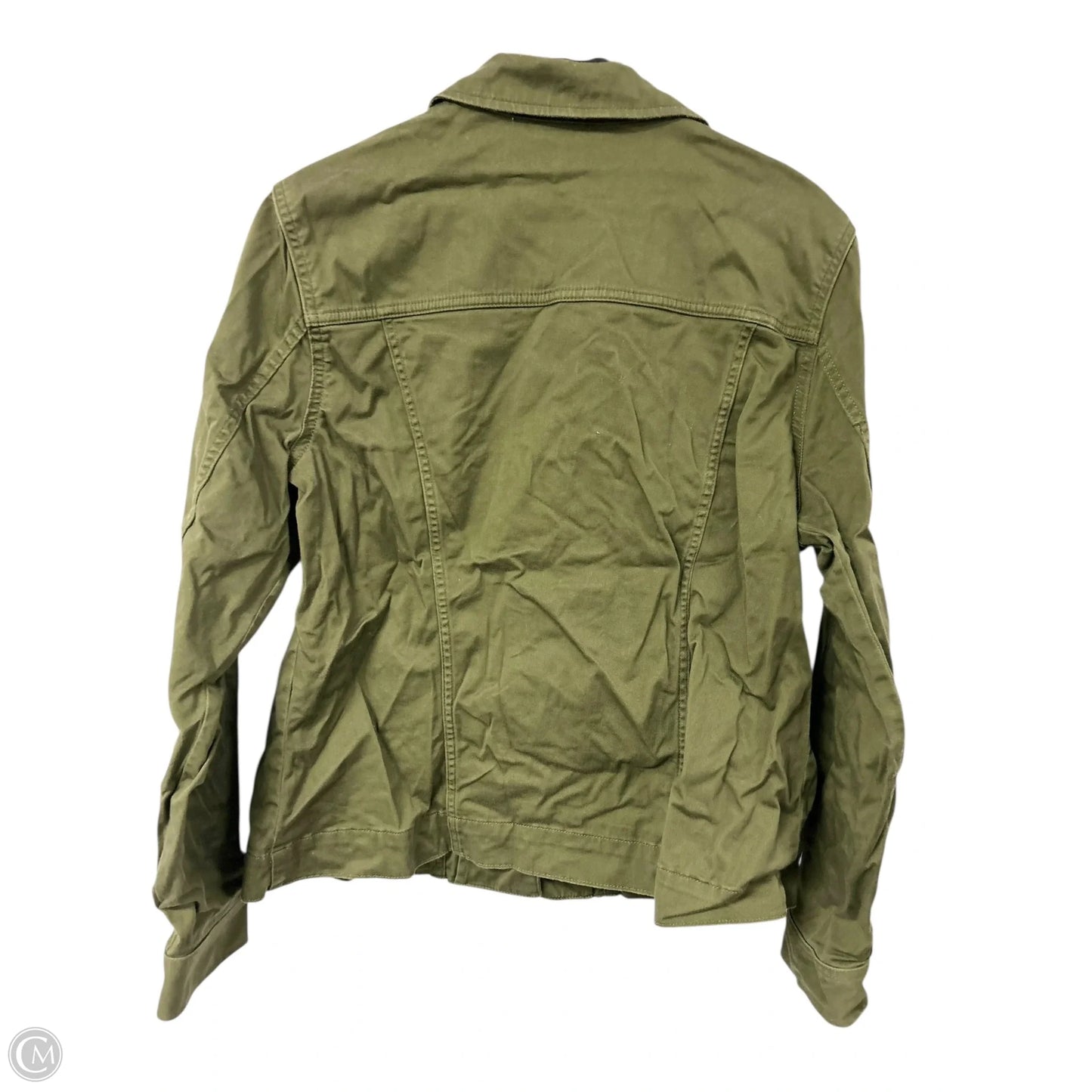 Jacket Denim By Croft And Barrow In Green Denim, Size: L