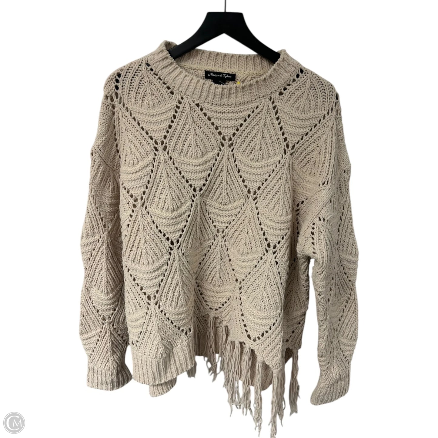 Sweater By Cmb In White, Size: M