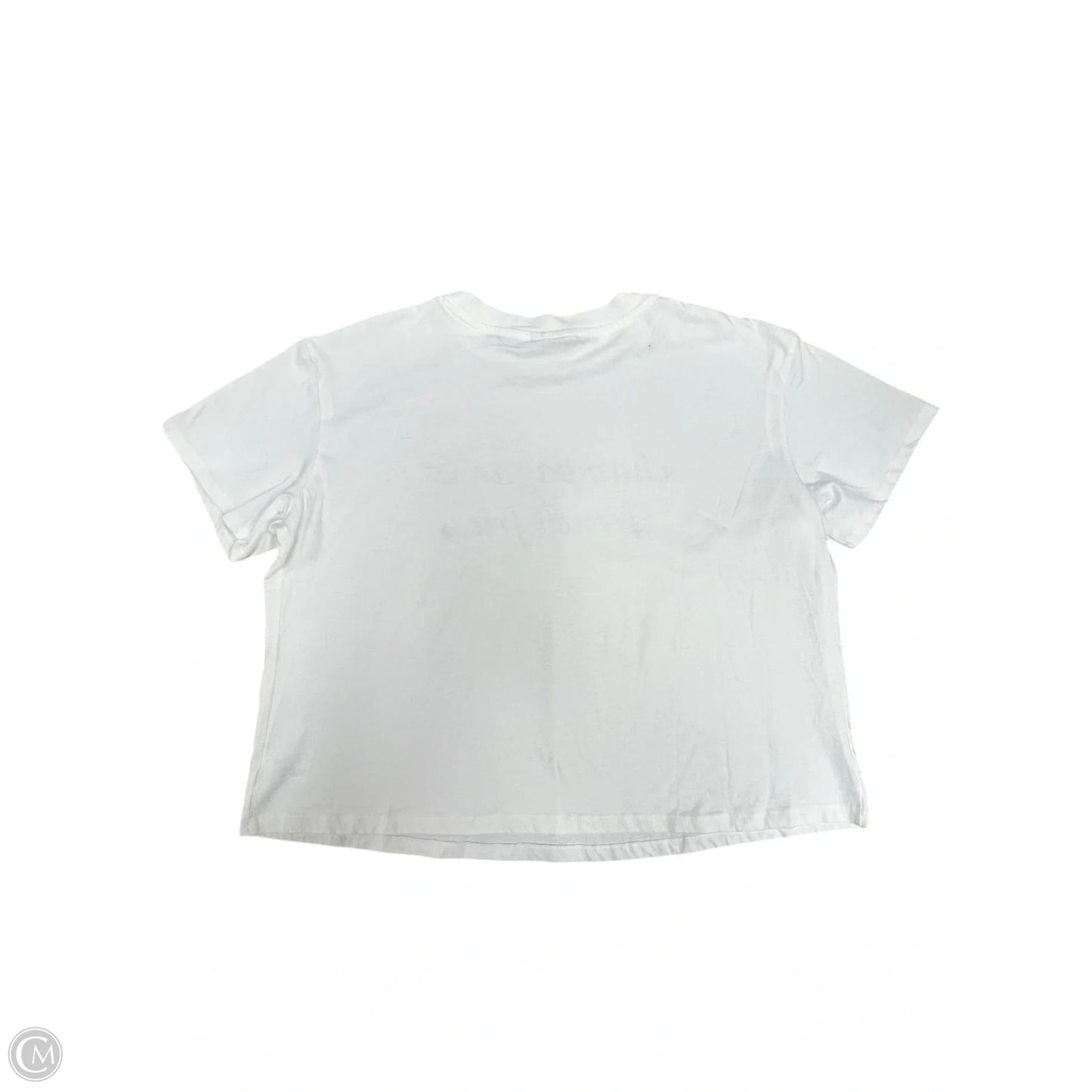 Top Short Sleeve Designer By Kate Spade In White, Size: 1x