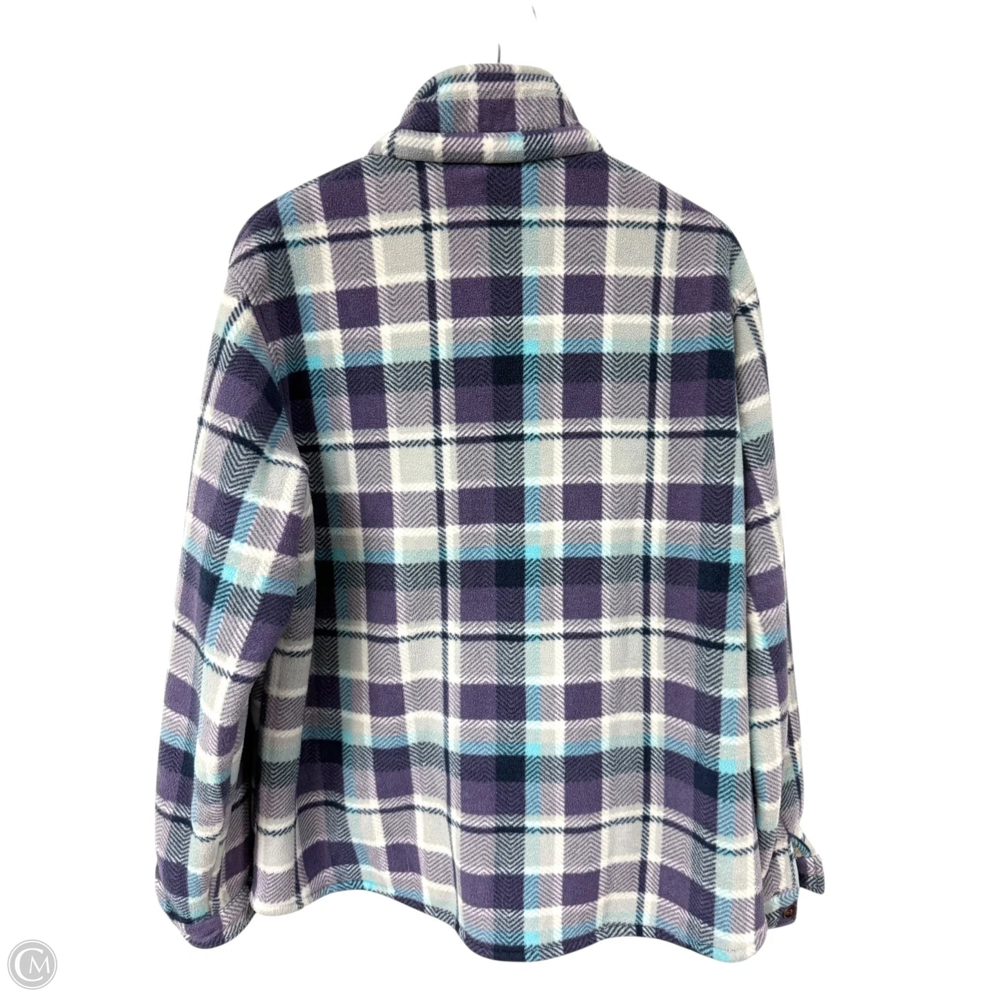 Jacket Shirt By Cmf In Purple, Size: Xl