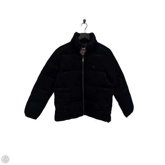Coat Puffer & Quilted By Levis In Black, Size: M