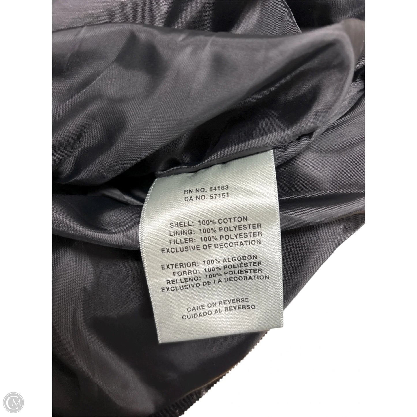 Coat Puffer & Quilted By Levis In Black, Size: M