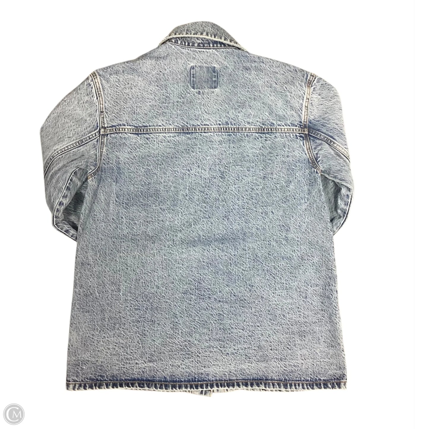 Jacket Denim By Abercrombie And Fitch In Blue Denim, Size: M