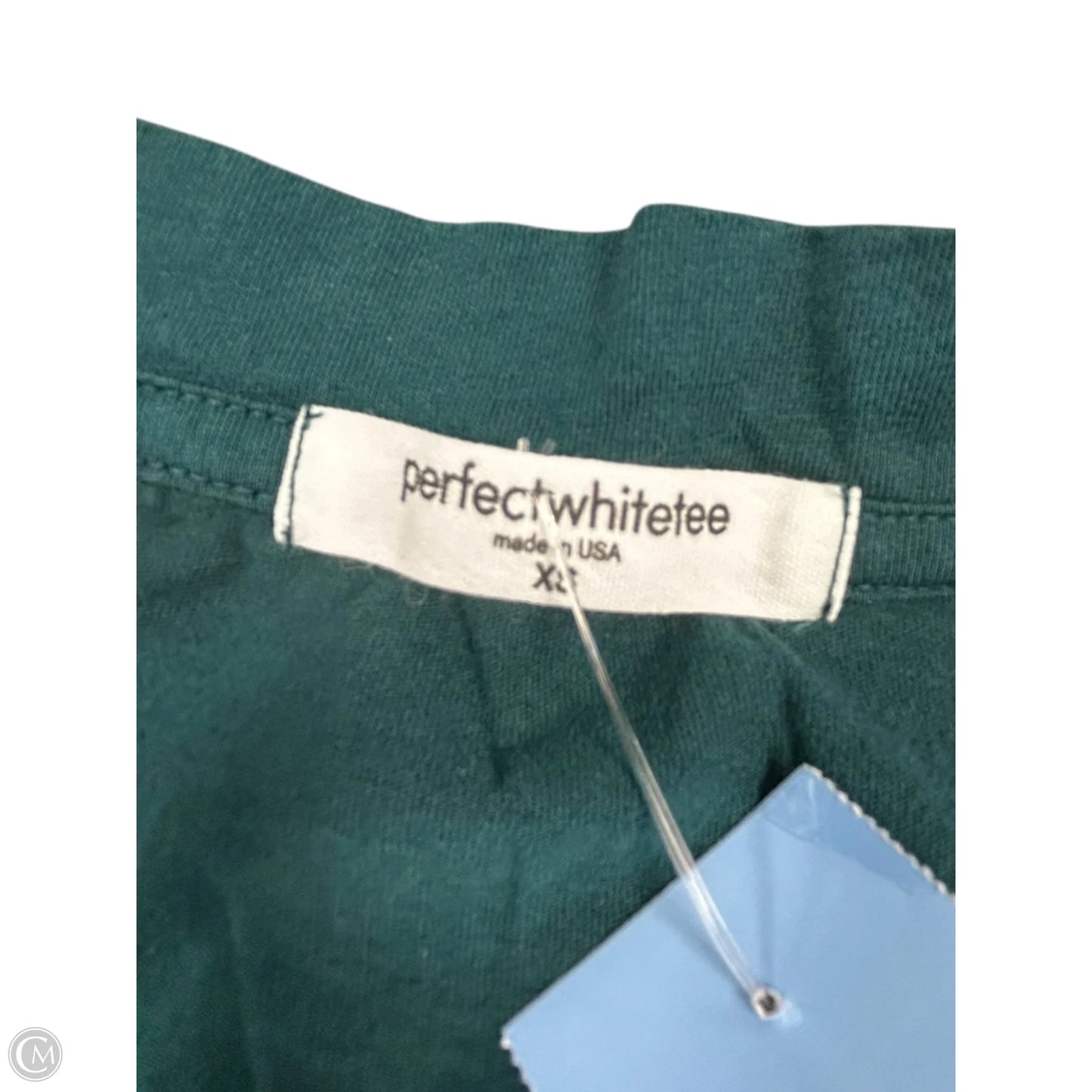 Top Short Sleeve Basic By Cmc In Teal, Size: Xs