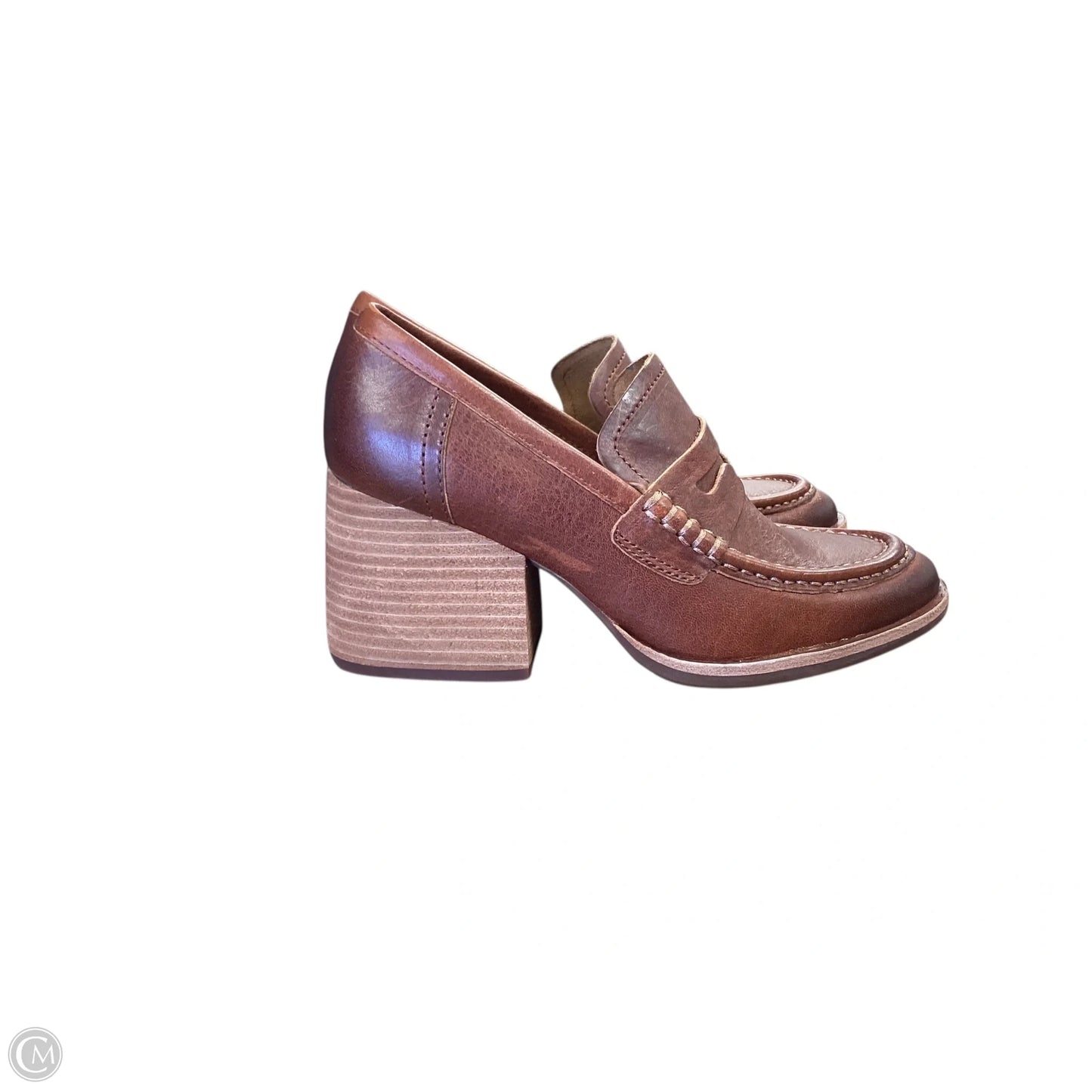 Shoes Heels Block By Kork Ease In Brown, Size: 7