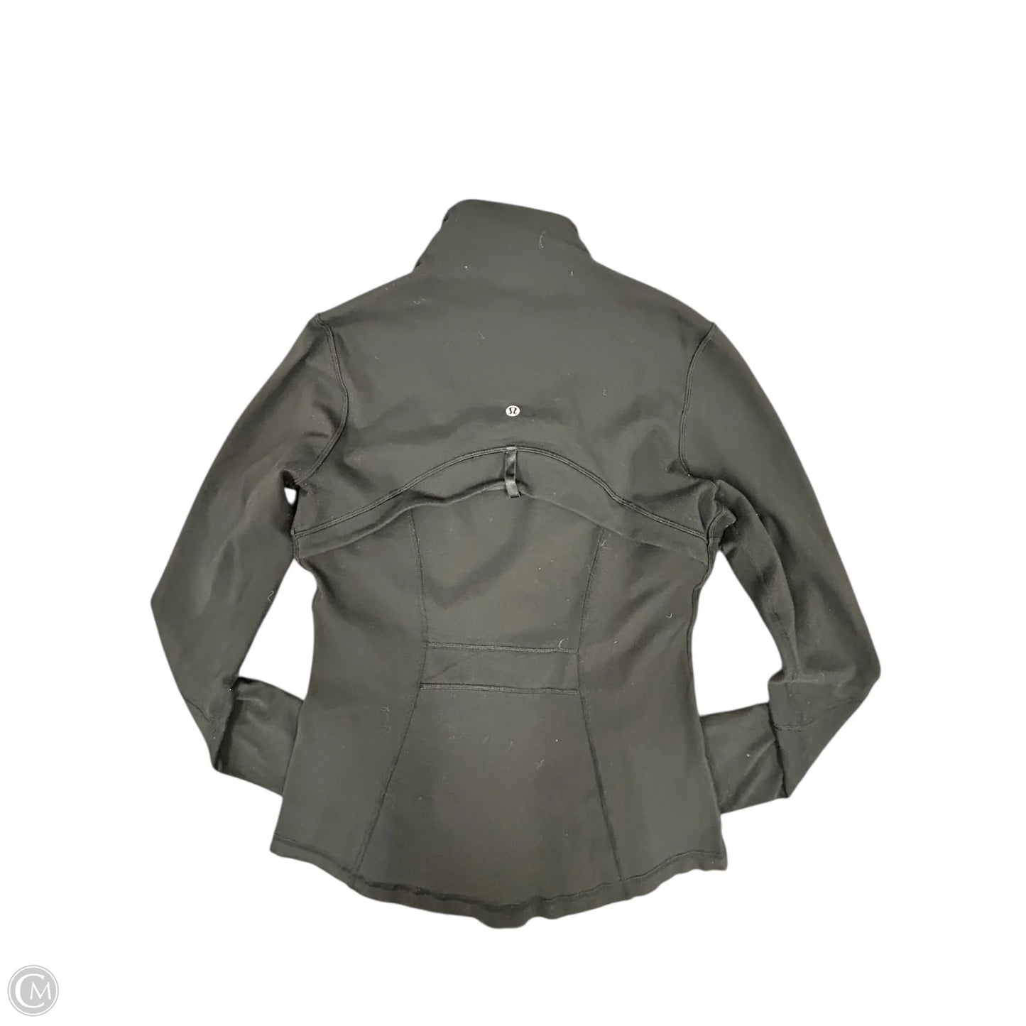 Athletic Jacket By Lululemon In Black, Size: 8